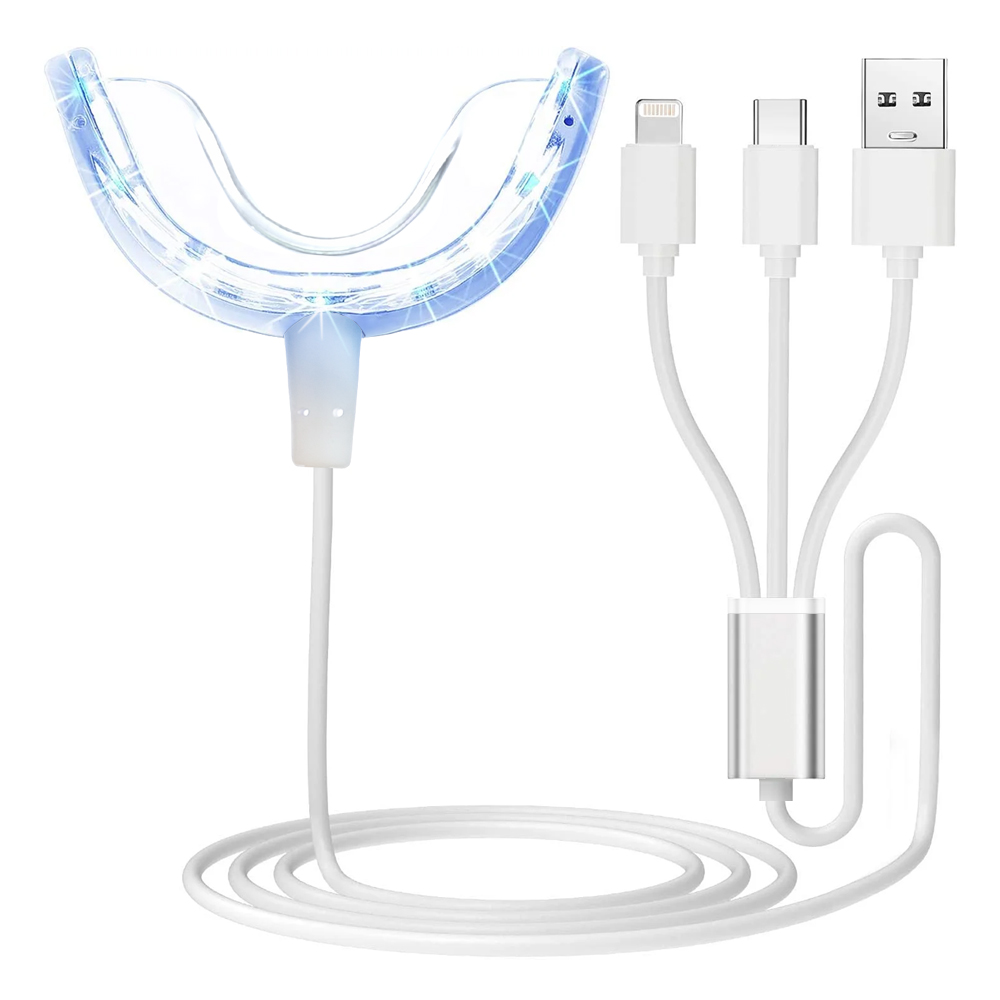 Teeth Whitening With Trays - 치아 미백 가속기 라이트, 16배 더