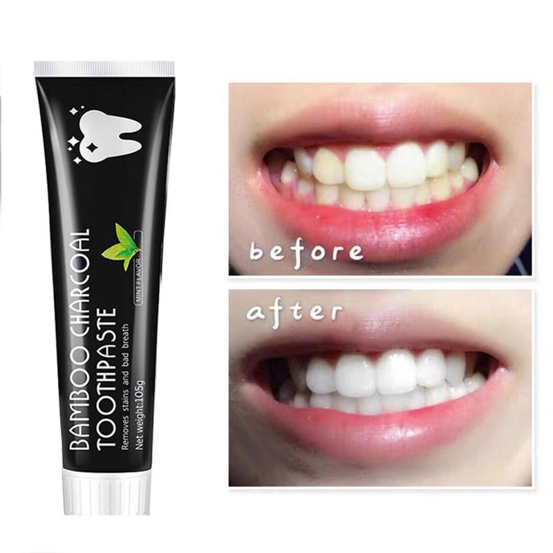 Teeth Whitening Natural - 치아 미백 활성탄 민트향 천연 치약
