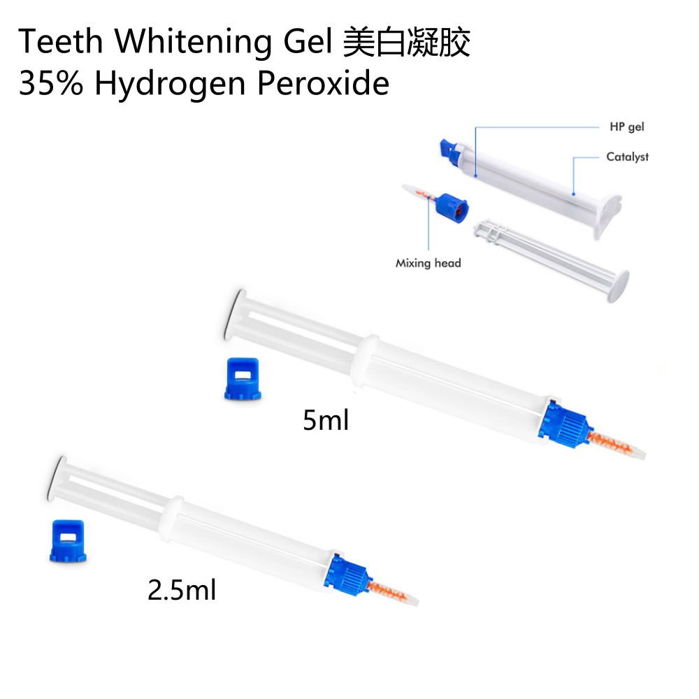 2.5ml/5ml 치과용 미백 젤, 치아 미백제, 이중 - Teeth Whitening Gel Syringes 리뷰 및 가격