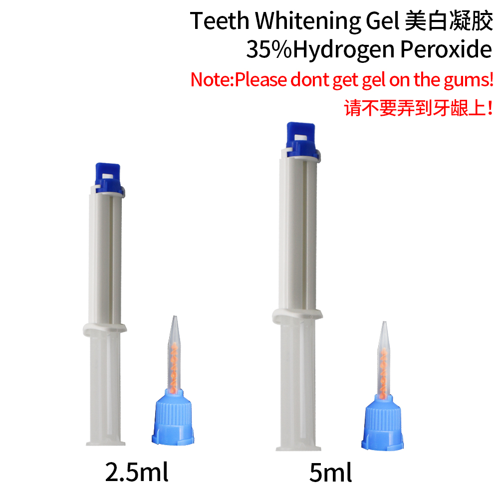 2.5ml/5ml 치과용 미백 젤, 치아 미백제, 이중 - Teeth Whitening Gel Syringes 리뷰 및 가격