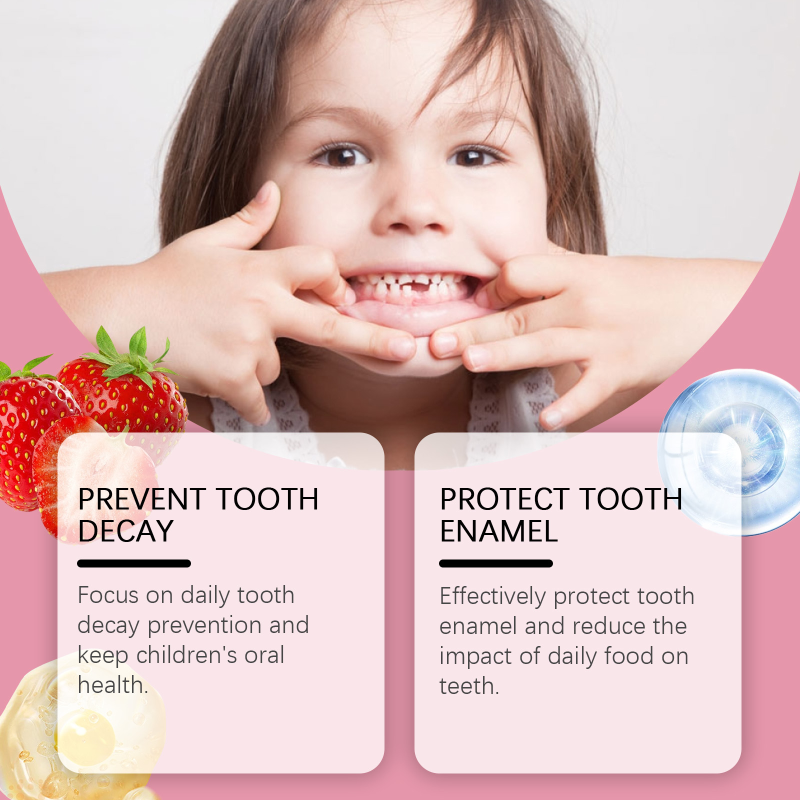 오랄호 키즈 치약 치아 미백 야간 치아 보호 딸기향 미 - Teeth Whitening Natural 리뷰 및 가격