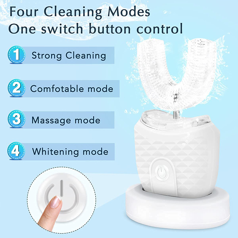 U자형 충전식 라이트 빠른 미백 치아 미백기 전문 치아 - Teeth Whitening Quick 리뷰 및 가격
