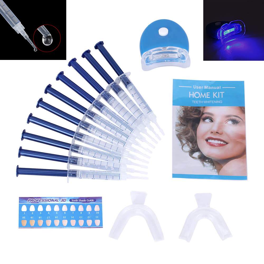 1 세트 치아 미백 44% 과산화물 치과 표백 시스템  - Teeth Whitening Hydrogen Peroxide 리뷰 및 가격