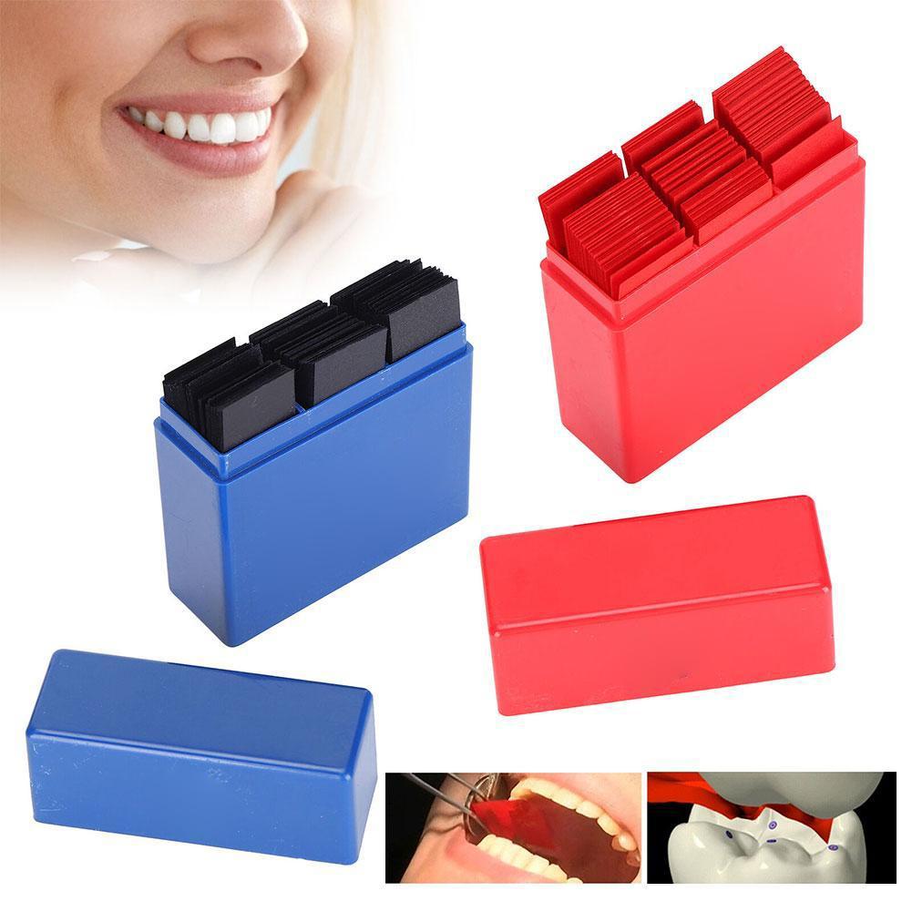 300매 치과용 교합지 블루 레드 양면 바이트 스트립  - Whitening Teeth Dentist 리뷰 및 가격