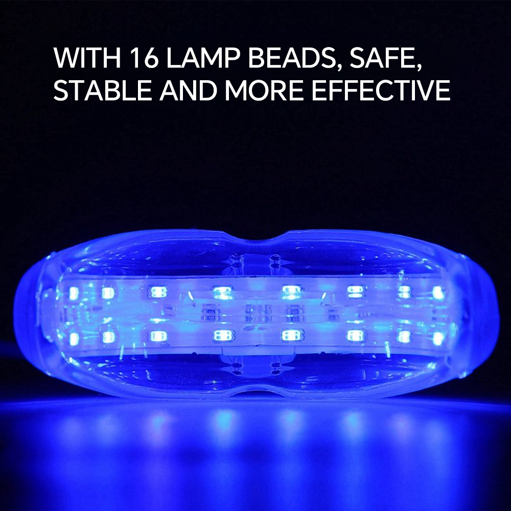 치아 미백 가속기 라이트, 16배 더 강력한 파란색 L - Teeth Whitening With Trays 리뷰 및 가격