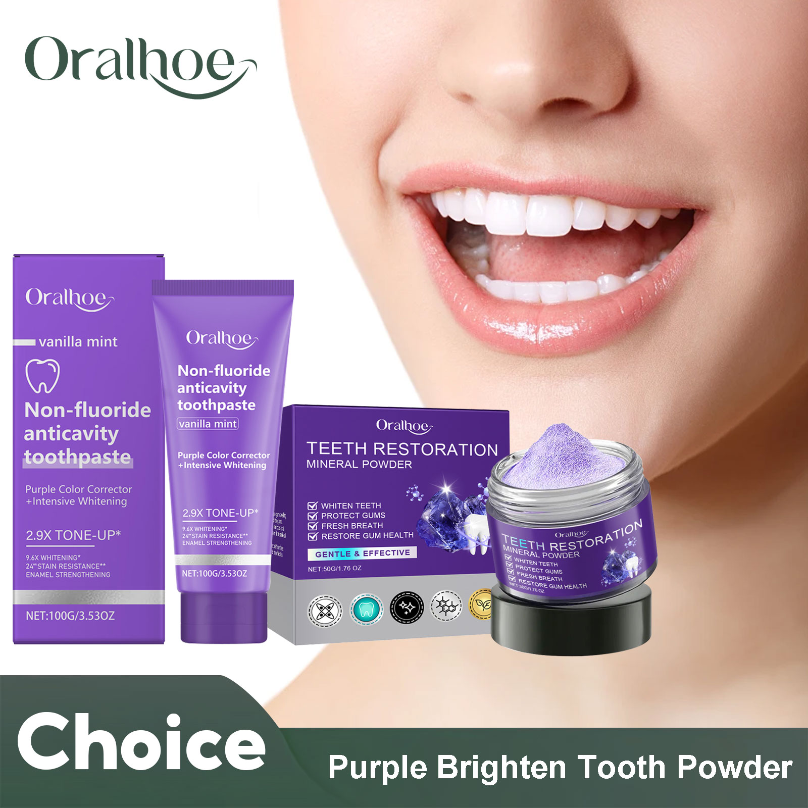 치아 복원 미네랄 파우더 치아 미백, 얼룩 제거, 구강 - Teeth Whitening Natural 리뷰 및 가격