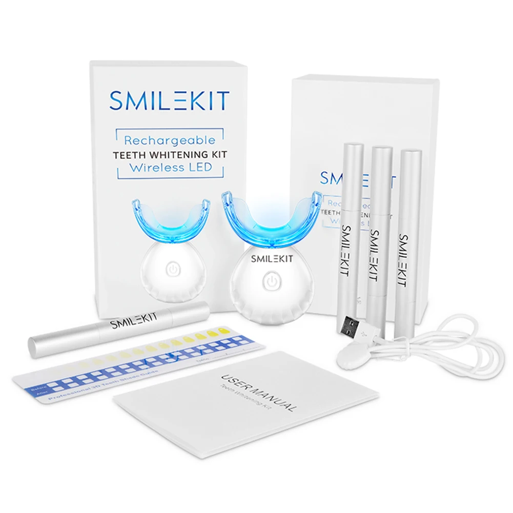 치과 치아 미백 키트 미니 16 LED 콜드 라이트 3 - Teeth Whitening Hydrogen Peroxide 리뷰 및 가격