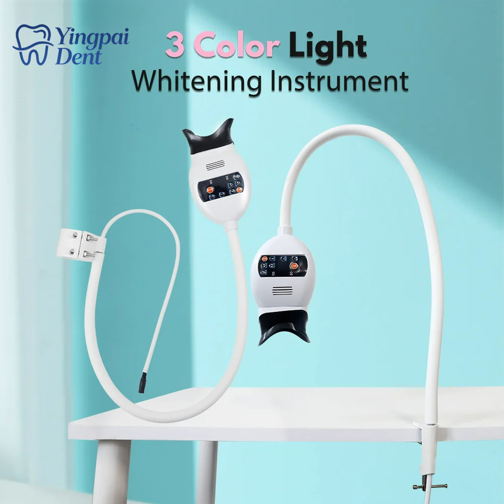 조절 가능한 3색 LED 치아 미백 촉진기 치과용 냉광 - Teeth Whitening Dental 리뷰 및 가격