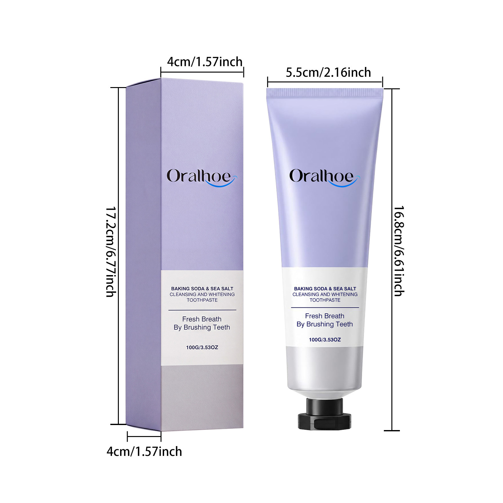 오랄호 베이킹소다 & 해염 치약 표면 얼룩 제거제 브라 - Teeth Whitening Natural 리뷰 및 가격